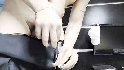 Golden Veil Precum Challenge! Who Cums More?