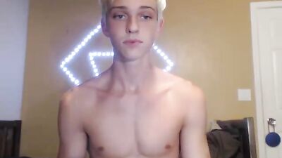 Cumming Bliss with Cute Blond Boy: MKJN Cam Boys Porn