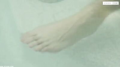 Twink jacuzzi threesome