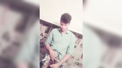 Cute sexy lindian teen boy cums for you