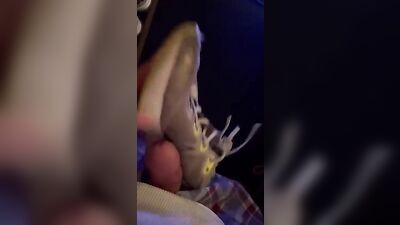 My Friends Shoes Obsession: Young Boy Cums in Them!