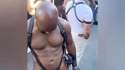 Amsterdam Public Love Parade - Big Black Cocks Group Fun Handjob Sex