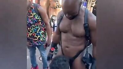 Amsterdam Public Love Parade - Big Black Cocks Group Fun Handjob Sex