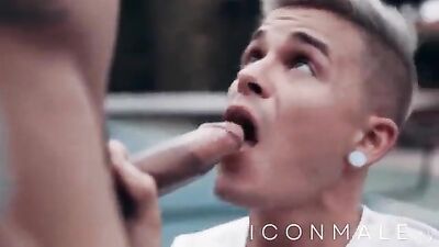 Tennis Courting: Public Oral Fun with Big Cocks