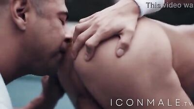 Tennis Courting: Public Oral Fun with Big Cocks