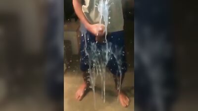 Mirror Blast Cum Twink Porn - A Young Adults Explosive Debut!