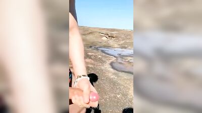 Outdoor Cumshot Explosion with Guillo Cuellar