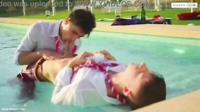 Summer Heat: Oral Cock Worship in the Outdoor Pool