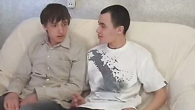 Gangbang with Blonde Boys: ST8 BI Two Boys BNHG Cum Shots and Oral Action - Bareback Bisexual Porn!