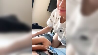 Handy Cumshots - A Web-Cam Oral Adventure