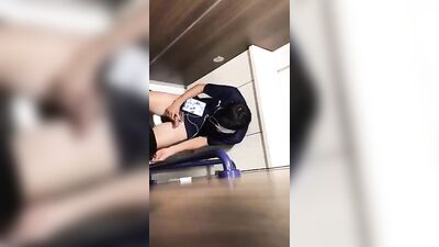 Japanese Public Wanking Toilet Spy Cam: Amateur Asian Cum Shots Fetish!