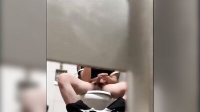 Chinese Twink Caught Again! Public Bathroom Voyeurism Exposed in New Porn Video