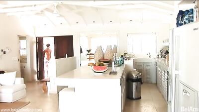 Watermelon Fuck Fest - Three Boys Cumming Hard!