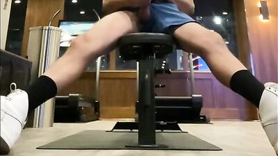 Jock Dad Jerks Again in Public: Muscle Boys New Cumshot Adventure!