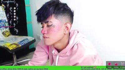 Cute Femboy Shows Off Oral Ss