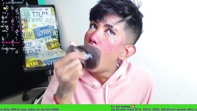 Cute Femboy Shows Off Oral Ss