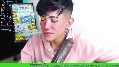 Cute Femboy Shows Off Oral Ss