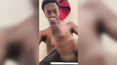 Solo - Huge Black Cock Porn Cam: Ultimate Gay Porn Experience