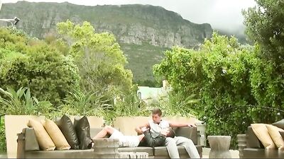 Garden Cum Rimming Bareback: Twink Boys and Muscle Dicks