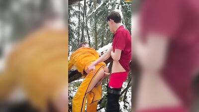 Winter Gay Boys Public Outdoor Fucking: Short Fun Twinks Porn