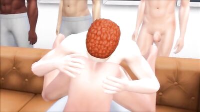 Gay Porn Orgy Animation - Bareback Raw Orgies with Slut Cumdumpers