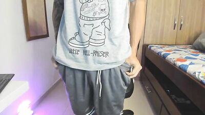 Young Latino Jerks Off - Cumshot Delight!