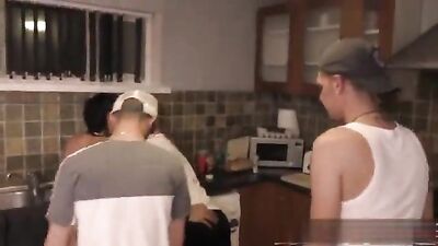 Gay Porn - Double Daddy Domination with Bottom Twinks!