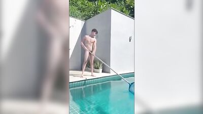 Young and Naked in the Sun: Cleaning Up the Pool Party