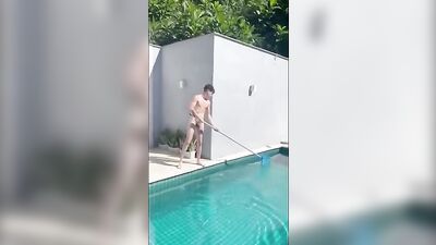 Young and Naked in the Sun: Cleaning Up the Pool Party