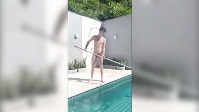 Young and Naked in the Sun: Cleaning Up the Pool Party