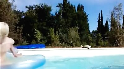 Gang Bang in the Pool: Refreshing Fun for Big Cocks and Amateur Teens!