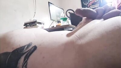 Tattoo Masturbation: Amateurs Web-Cam Handjob Fetish Fun