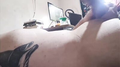 Tattoo Masturbation: Amateurs Web-Cam Handjob Fetish Fun