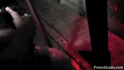 Cellar Fuck Lands Prep In Stocks: The Ultimate Gay Porn Experience