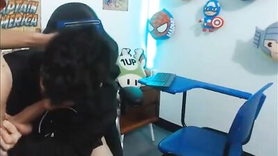 HIS FRIEND SUCKS HIS COCK AFTER SCHOOL - Amateur Big Cocks Handjob Oral Web-Cam