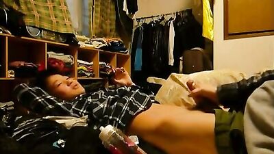 Amateur Asian Bisexual Step Son Cum Shots First Time Handjob Blowjob Oral Straight Twink Helping Teen!