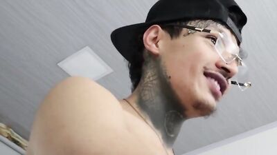 Latin Boy Shows Off His Big Cock in Web-Cam Action with Straight Boys!