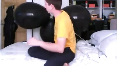 Balloon Frenzy: Twink Sex Toy Play!