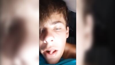 Camping with Blue Eyed Teen - Cumming and Jerking in the Woods!