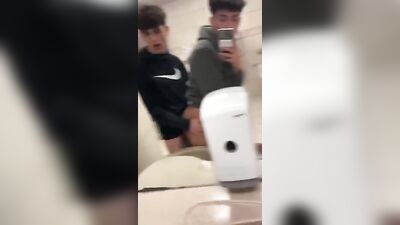 Gay Public Spy Porn - Amateur Restroom Cum Oral Boys Staged