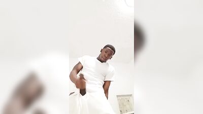 Black Cum Shots Handjob Solo - Back for More!