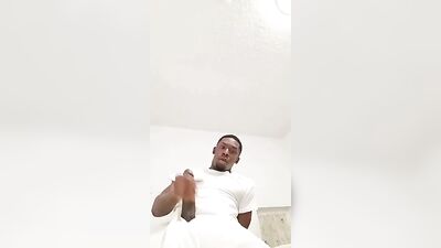 Black Cum Shots Handjob Solo - Back for More!