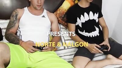 Gay Latino Bareback Cum Shots