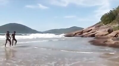 Latino Hunks Rock Hard on the Rocks - Oral Delight and Action Cum Shots!