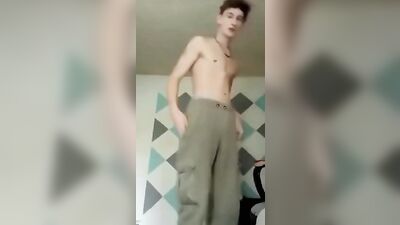Stripping Down German Boy Nudes: Teenage Amateur Solo Gay Porn Video