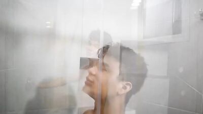 Bareback Showerspiration: Twink Cum Delight!