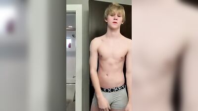 Blond Boner Boy: The Cutest Cock Youll Ever See!