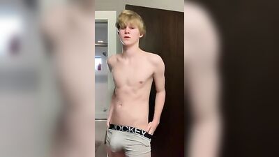 Blond Boner Boy: The Cutest Cock Youll Ever See!
