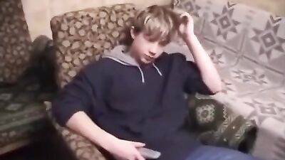 Blond Twink Sabian Pleases Himself in Gay Porn Video!