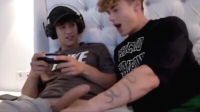 GAMER OR GAMER? - The Ultimate Web-Cam Bareback Threesome with Amateur Twinks and Their Toys!